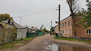 начало улицы — вид со стороны улицы Попова