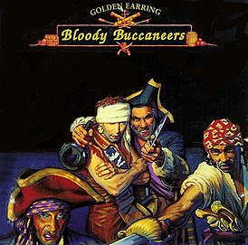 Обложка альбома Golden Earring «Bloody Buccaneers» (1991)