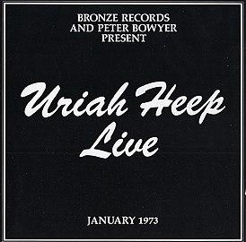 Обложка альбома Uriah Heep «Uriah Heep Live» (1973)