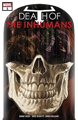 Обложка «Death of the Inhumans» #1(2018). Художник — Kaare Andrews.