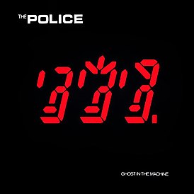 Albumhoes van The Police "Ghost in the Machine" (1981)