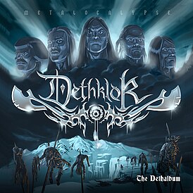 Обложка альбома Dethklok «The Dethalbum» (2007)