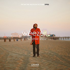 Обложка сингла группы Weezer «California Snow» (2018)