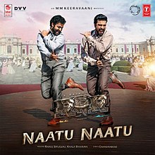 Обложка сингла M. M. Keeravani и Chandrabose при участии Rahul Sipligunj и Kaala Bhairava «Naatu Naatu» (2021)