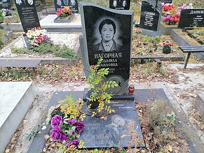 Семейное захоронение Николая Годовикова и Людмилы Нагорной