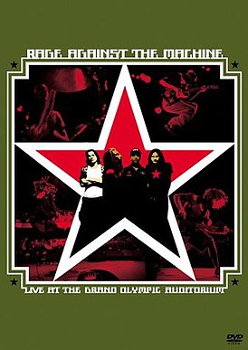 Rage Against the Machine skivomslag "Live at the Grand Olympic Auditorium" (2003)