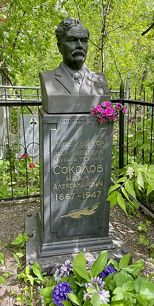Файл:IA Sokolov's grave.jpeg