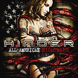 Обложка альбома Hinder «All American Nightmare» (2010)