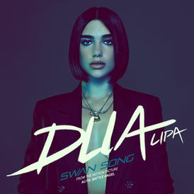 Cover van Dua Lipa's single "Swan Song" ()