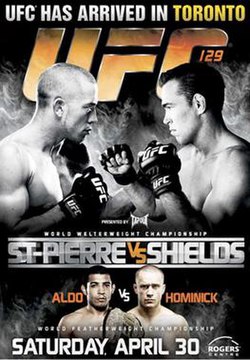 Постер UFC 129: Сент-Пьерр - Шилдс
