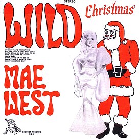 Обложка альбома Мэй Уэст «Wild Christmas» (1966)