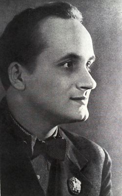 Ator Georgy Menglet (início dos anos 1940).