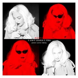 Portada del sencillo de Madonna "I Don't Search I Find" (2020)