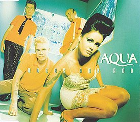 Обложка сингла Aqua «Roses are Red» (1996)