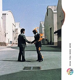 Обложка альбома Pink Floyd «Wish You Were Here» (1975)