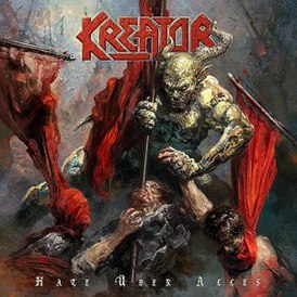 Обложка альбома Kreator «Hate Über Alles» (2022)