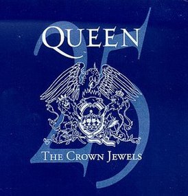 Coperta albumului Queen „The Crown Jewels” (1998)