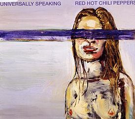 Обложка сингла Red Hot Chili Peppers «Universally Speaking» (2003)