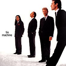 Обложка первого альбома Tin Machine, 1989 год