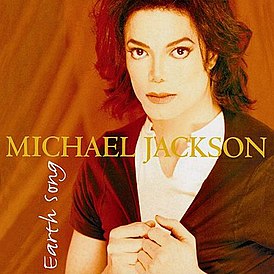 Portada del sencillo "Earth Song" de Michael Jackson (1995)