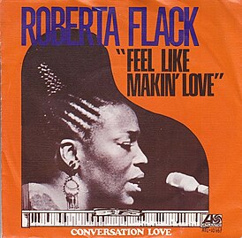 Обложка сингла Роберты Флэк «Feel Like Makin' Love» (1974)