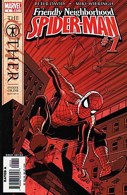 Обложка Friendly Neighborhood Spider-Man #1 (декабрь 2005).