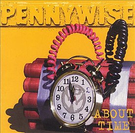 Обложка альбома Pennywise «About Time» (1995)