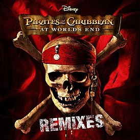 Обложка альбома Пол Окенфолд The Crystal Method Рейланд Эллисон Ханс Циммер «Pirates Of The Caribbean: At World's End. Remixes» (2007)