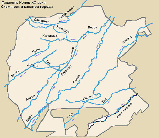 Карта гор река. Река Чирчик на карте. Реки и каналы Ташкента. Карта реки Ташкентский область. Схема рек и каналов Ташкента.