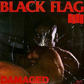 Обложка альбома Black Flag «Damaged» (1981)