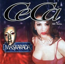 Обложка альбома Цецы «Maskarada» (1997)