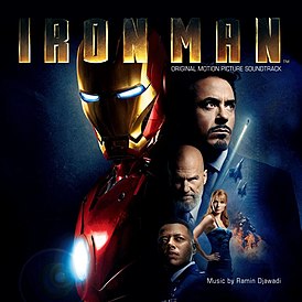 Обложка альбома Рамина Джавади «Iron Man (Original Motion Picture Soundtrack)» (2008)