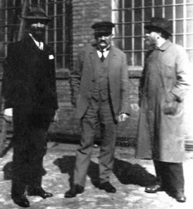 Братья Кароль, Станислав и Игнатий Ледоховские (слева направо)