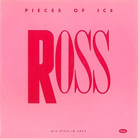 Portada del sencillo de Diana Ross "Pieces of Ice" (1983)