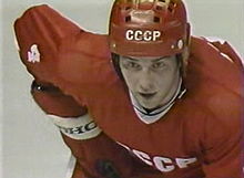 Igor Stelnov durante la prima partita "Rendezvous-87"