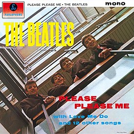 The Beatlesin Please Please Me (1963) kansikuva