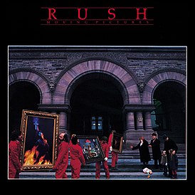 Обложка альбома Rush «Moving Pictures» (1981)