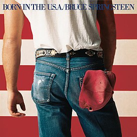 Обложка альбома Брюса Спрингстина «Born in the U.S.A.» (1984)