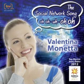 Portada del sencillo de Valentin Monetta "The Social Network Song" (2012)