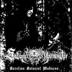 Обложка альбома Satanic Warmaster «Carelian Satanist Madness» (2005)