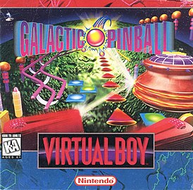 Обложка Galactic Pinball для Virtual Boy