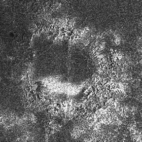 Радарный снимок «Кассини» (22 июля 2006)