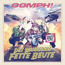 Обложка альбома Oomph! «Des Wahnsinns fette Beute» (2012)