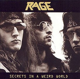 Обложка альбома Rage «Secrets in a Weird World» (1989)