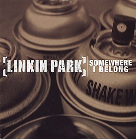 Coperta single-ului lui Linkin Park „Somewhere I Belong” (2003)