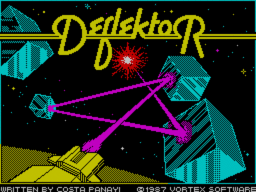Заставка игры, ZX Spectrum