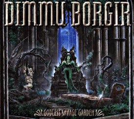 Copertina album Dimmu Borgir "Godless Savage Garden" (1998)