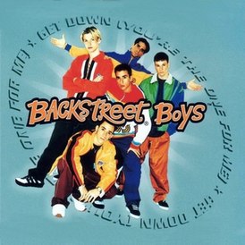 Borító a Backstreet Boys "Get down (te vagy az egyetlen számomra)" című kislemezéhez (1996)