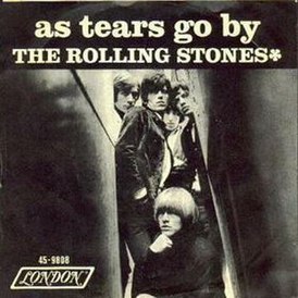 Portada de The Rolling Stones "As Tears Go By"