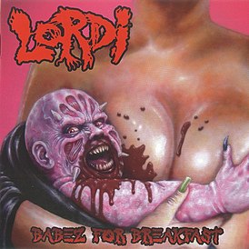 Обложка альбома Lordi «Babez For Breakfast» (2010)